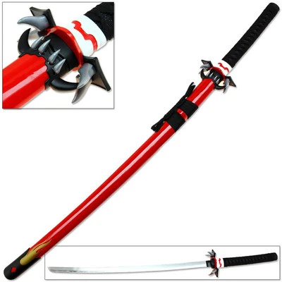 KNIFEKING Blood-C Anime Saya Kisaragi Katana Replica Sacred Blood Red Sword Fang Blood+ C