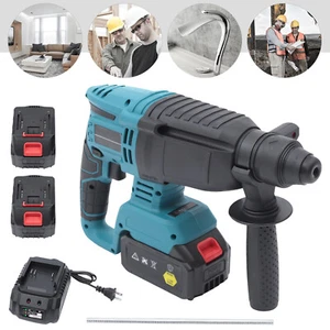 Electric Cordless Brushless Hammer Demolition Concrete Breaker Jack Hammer 850W - Picture 1 of 15