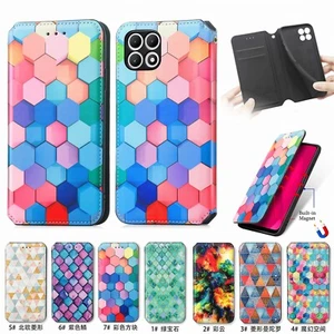 For T-Mobile REVVL 7 Pro 5G 7 5G Luxury Pattern PU Leather Wallet Case Rugged - Picture 1 of 27