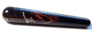 HERMOSA VARITA DE CRISTAL CURATIVO OJO DE TIGRE AZUL 12 x 2 cms 84 gms - coraje - Imagen 1 de 4