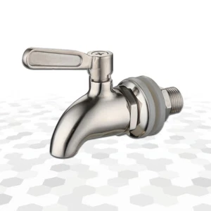Stainless Steel Beverage Dispenser Spigot Glass Water Dispenser Tap - Picture 1 of 11