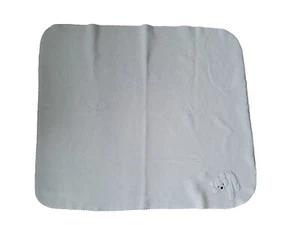 Baby-Decke Kuscheldecke Schmusedecke Babydecke Eisbär Weiß 80x90cm - Bild 1 von 5