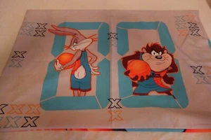 Tune Squad Pillowcase Twin Bed Bugs Taz LeBron James Basketball Double Sided - Picture 1 of 2