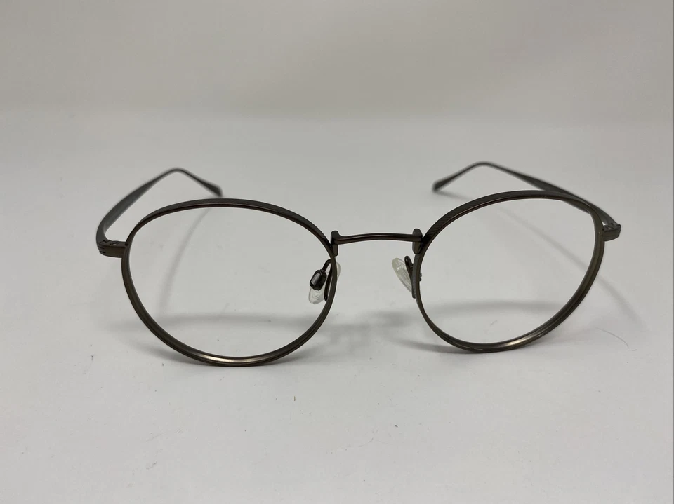 MAUI JIM NAUTILUS MJ 544-20C REDONDO TITÂNIO 50/22/140 JAPÃO CETIM MARROM QW74 - Imagem 1 de 4