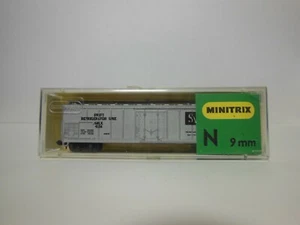 Wagon marchandises MINITRIX echelle N N° 51312700 en boite d origine - Foto 1 di 2