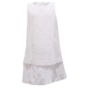 5578R vestido de niña ARMANI JUNIOR algodón blanco vestido niño - Imagen 1 de 4