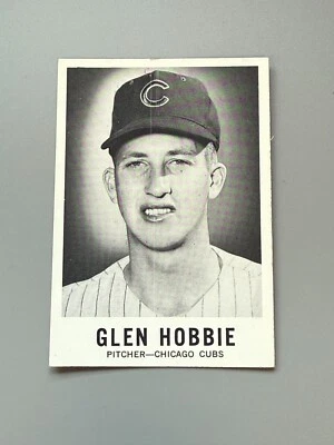 1960 Leaf Baseball #20 Glen Hobbie - pliegue Foto 1 de 2