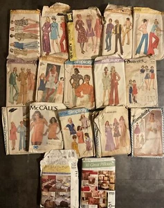 VTG Sewing Patterns 17 Simplicity McCall's Vogue Butterick 1910 - 1990 - Picture 1 of 1