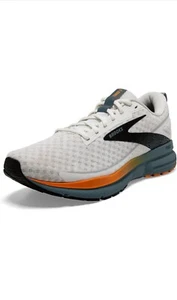 Brooks Herren Trace 3 Neutral Laufschuh - Weiß/Orange/Goblinblau - Bild 1 von 5