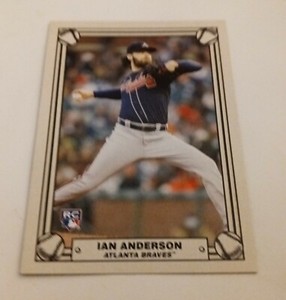 2021 Topps 582 Montgomery Club Set #3 Ian Anderson #9 Rookie "Lost Design" RC