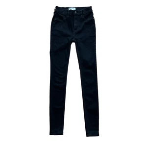 Pantalones de mezclilla ajustados negros Free People talla 25 nuevos sin etiquetas - Imagen 1 de 9