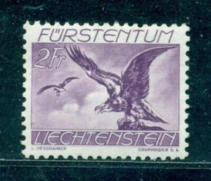 Liechtenstein 1939 Bird,Vogel,The bearded vulture (Gypaetus barbatus),Mi.179,MNH - Picture 1 of 2
