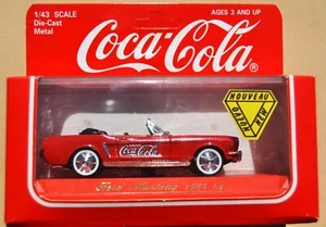 Coca Cola. Ford Mustang 1964. modello pubblicitario. mint in box. advertising - Foto 1 di 4