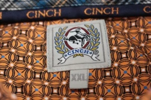 Cinch Shirt Mens Size XXL Geometric Print Western Button Up Short Sleeve - Picture 1 of 8