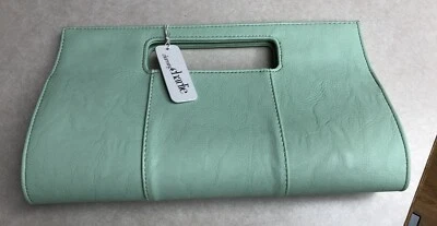 Lindo bolso sin asas Charlie’s verde menta para mujer primavera Pascua Foto 1 de 4
