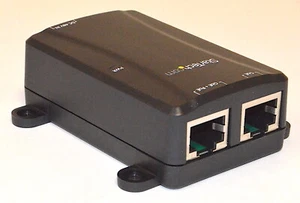 StarTech 1-Port Gigabit Midspan, PoE+ Injector, 802.3AT / 802.3AF *New* POEINJ1G - Picture 1 of 6