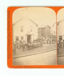 B4358 Barker Relief Station Sufferers Drawing Rations 89 Flood Johnstown PA D - Picture 1 of 2