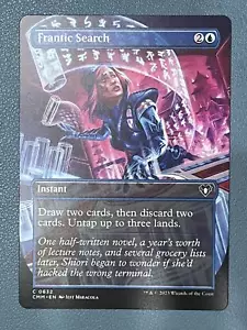 Frantic Search (Borderless) Commander Masters CMM MTG - Picture 1 of 1