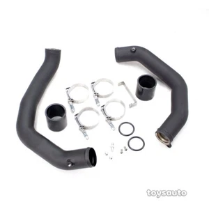 Rev9 Intercooler Charge Hard Pipe Kit Black for BMW F80 M3 F82 M4 15-18 - Picture 1 of 7