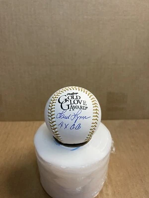 Boston Red Sox Fred Lynn Signed RAWLINGS MLB Gold Glove Baseball Jsa Witness - Image 1 of 2