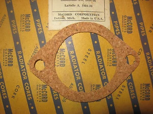 1934 1935 1936 LASALLE THERMOSTAT HOUSING GASKET McCORD C-3709 NORS REPLACEMENT - Picture 1 of 1