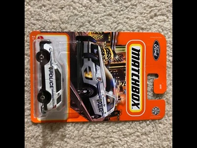 Matchbox 2022 2016 Ford Interceptor Utility 92/100 совершенно новый металлический - Изображение 1 из 4