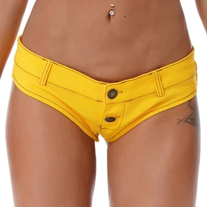 Low Waist Shorts Womens Denim Hot Pants Mini Short Jeans Sexy Hipster Clubwear - Picture 1 of 69