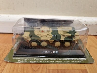 ATLAS AMERCOM 1/72 1999 BTR 80 DIECAST MODEL MILITARY TANK - Image 1 of 3