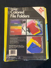 Oxford File Folders 15 Pack Reversable Multi Color Code Letter Size 1/3 Cut Tabs
