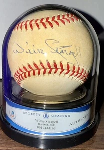 Willie Stargell HOF signed ONL Baseball Beckett Encapsulated BAS - Picture 1 of 4