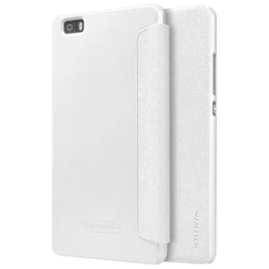 NILLKIN CUSTODIA ORIGINAL FLIP BOOK SPARKLE LIBRO HUAWEI ASCEND P8 LITE BIANCA - Foto 1 di 7