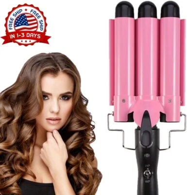 Plancha Onduladora de Pelo Rizador de Pelo para Cabello Largo y Corto Hear Waver Foto 1 de 4