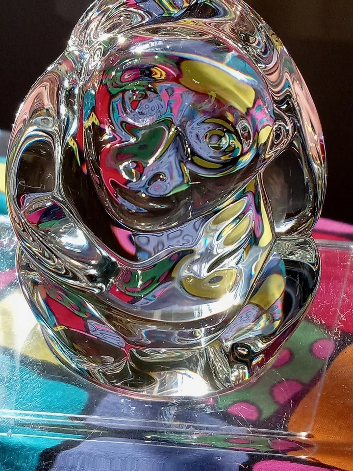 Mono de cristal Steuben vintage, impresionante, ¡con caja original! 🎁 Foto 1 de 4