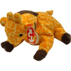 TY BEANIE BABY Giraffa Ramoscelli 1995 Peluche Giocattolo Vintage Nuovo con etichette - Foto 1 di 7