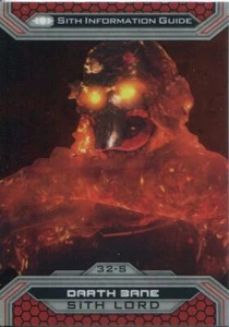 Star Wars Chrome Perspectives II Refractor Parallel Base Card 32-S Darth Bane - Picture 1 of 1