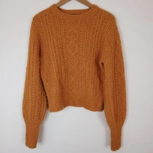 Maglione girocollo pullover Reformation Cable Knit Alpaca Bled - Foto 1 di 5