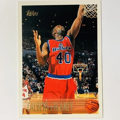 1996-97 Topps NBA Basketball Card Calbert Cheaney Washington Bullets #89 Tc2 - Image 1 of 2