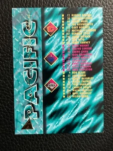 1994 1994-95 Pinnacle Hockey #270 Pacific Division Checklist CL - NM/MT - Picture 1 of 5
