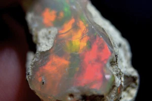 Top opale etiope welo ruvido 7,47 cts + ""luminoso 5/5, aaaa, fuoco, modello""+,video - Foto 1 di 5
