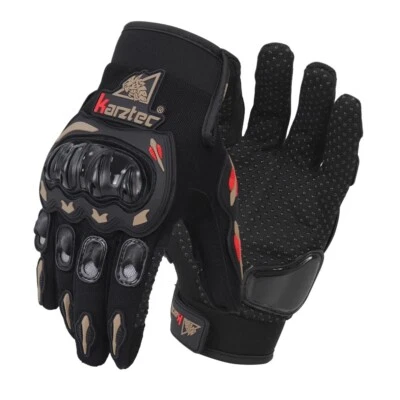 Guantes de motocicleta para hombre con pantalla táctil verano moto moto de tierra guantes de dedo completo Foto 1 de 4