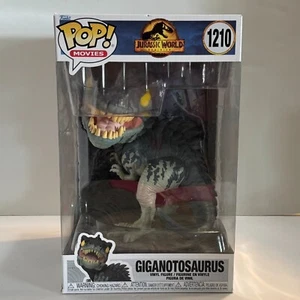 1210 Giganotosaurus Jumbo Funko Pop 10" Movies Jurassic World Dominion NIB - Picture 1 of 7