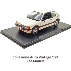 Modelle Auto Vintage Peugeot 205 Gti 1.9 1988 Skala 1:24 Leo Models Sammlung - Bild 1 von 7