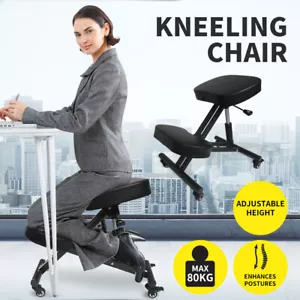 Levede Kneeling Chair Computer Ergonomic Office Adjustable Home Work Furniture - Picture 1 of 12