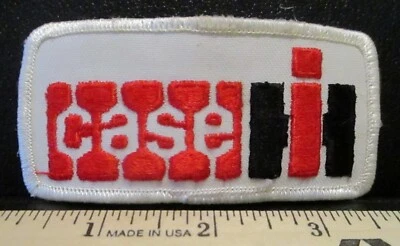 Case IH International CIH Trademark Logo Dealer Uniform Hat Cap Embroider Patch. Foto 1 de 2