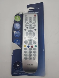 Philips Universal Remote Control Unit Audio/video 6 Device Silver SRP3016S/27 - Picture 1 of 2