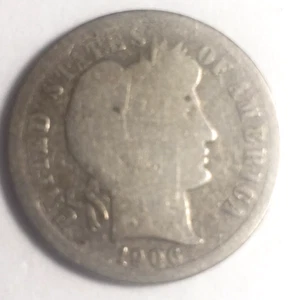 Barber Dime 1906s Good #126 - Picture 1 of 2
