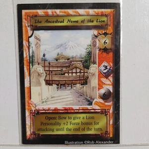 ANCESTRAL HOME OF THE LION -- LEGEND OF THE 5 RINGS CCG -- EMERALD EDITION -- NM - Foto 1 di 1