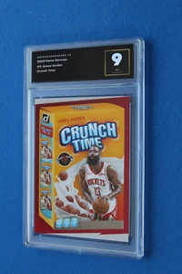 2020 PANINI DONRUSS CRUNCH TIME JAMES HARDEN #2 GRADO 9 - Foto 1 di 3