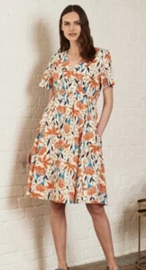 Vestido Nomads 100% Algodón Manga Kimono Forrado Talla 12 Nuevo OFERTA - Imagen 1 de 4