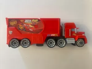 DISNEY PIXAR CARS LIGHTNING MCQUEEN MACK TRUCK FISHER PRICE 2011 TRUCK ONLY - Picture 1 of 5